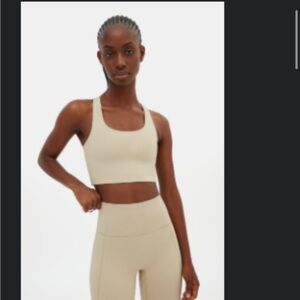 Girlfriend Collective Cream Paloma Sports Bra